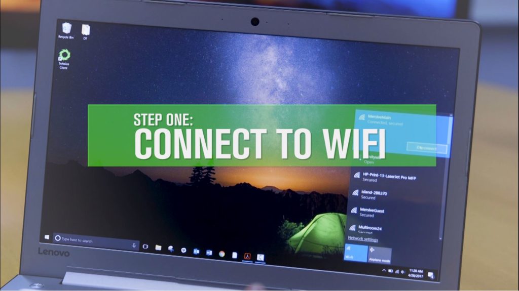 Connect to Wifi